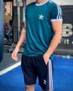 ⁦طقم رياضي تيشيرت Adidas Trefoil⁩ - الصورة ⁦3⁩