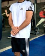 طقم رياضي تيشيرت Adidas Trefoil